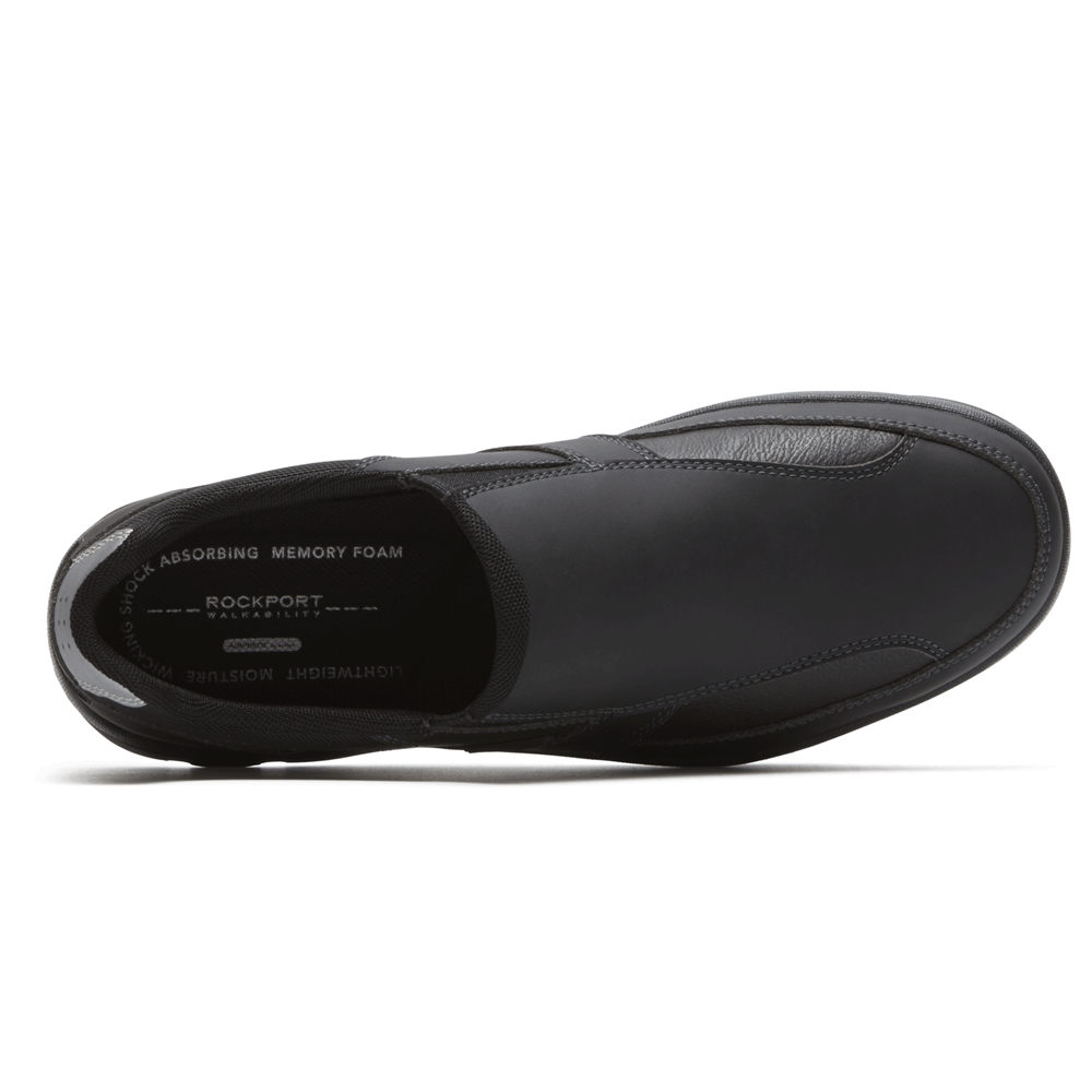 Rockport Singapore Mens Slip-On - Get Your Kicks Black - NS5087963